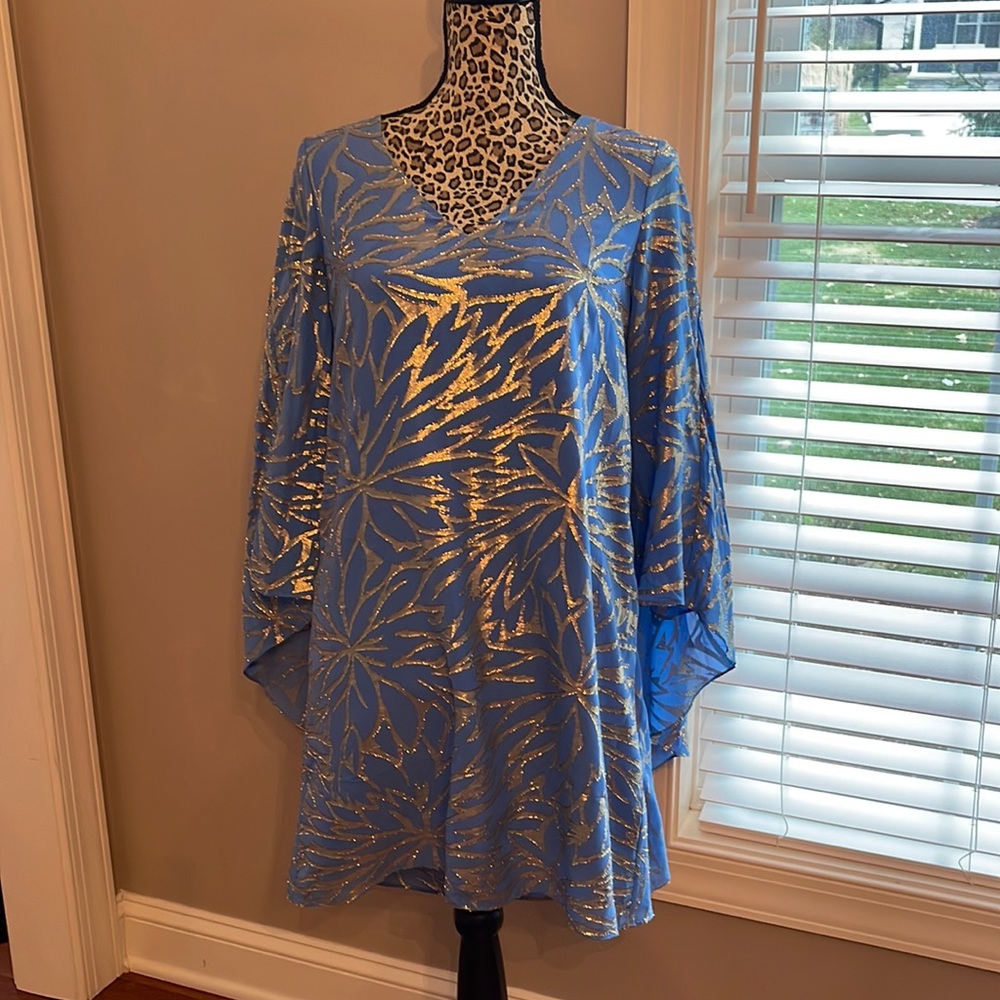 Lilly Pulitzer-Beautiful Miri Silk Caftan Dress
